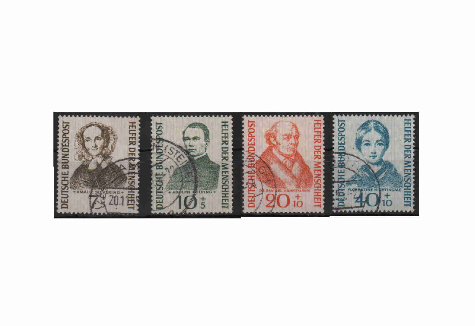 BRD Michel-Nr. 222/225 gestempelt