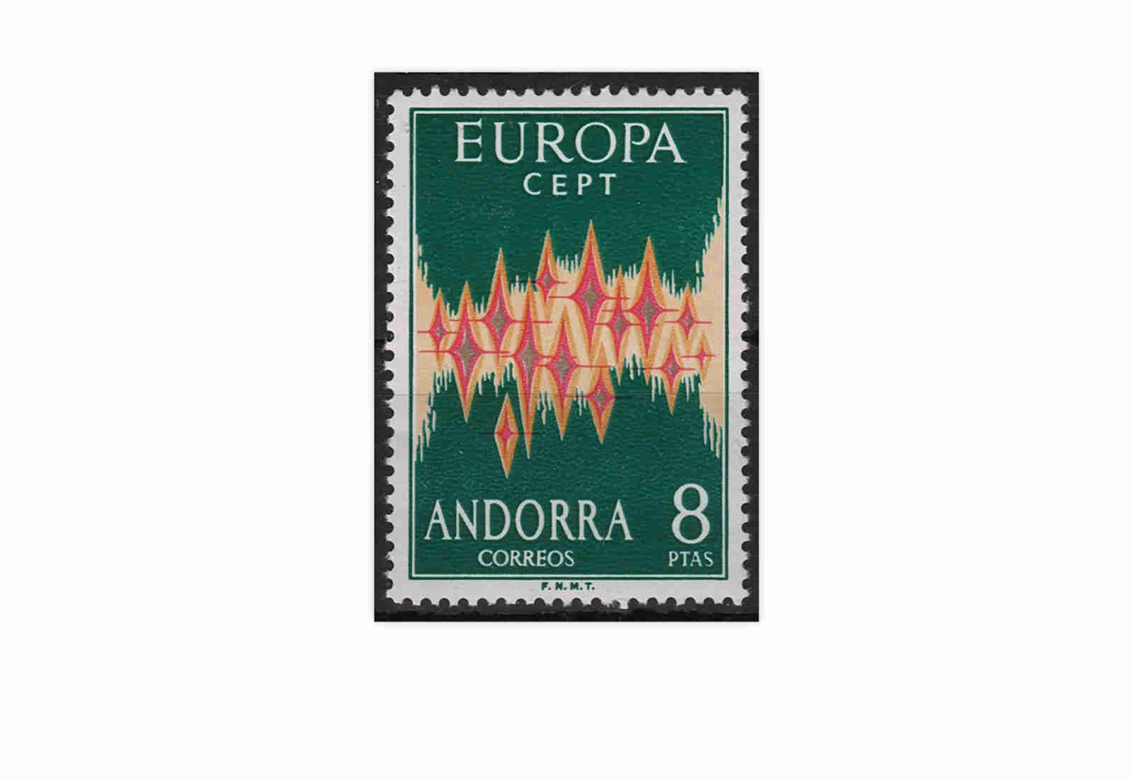 Spanisch-Andorra Europa CEPT 1972 Mi.Nr 71 **