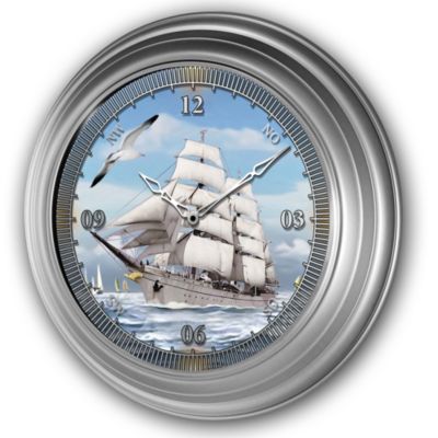 Im Wandel der Gezeiten - Gorch Fock-Wanduhr