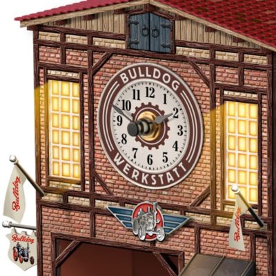 Die Bulldog-Werkstatt - Wanduhr