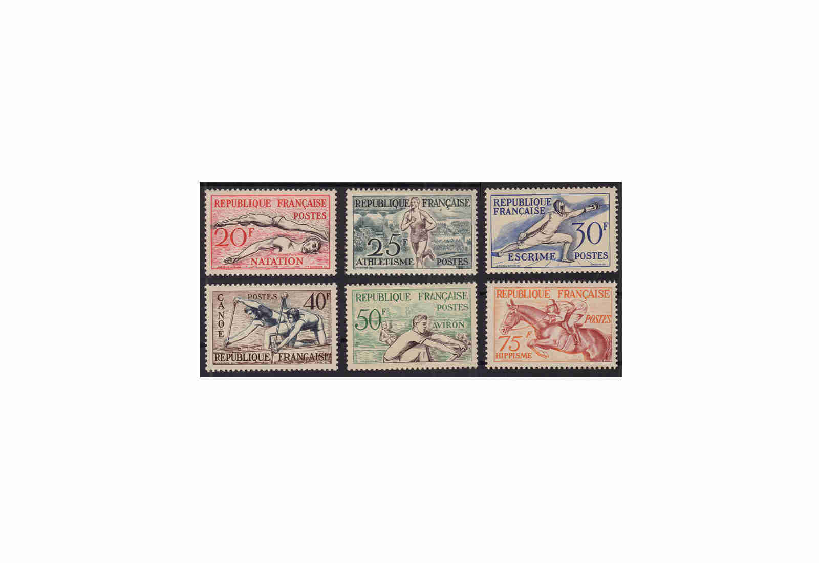Frankreich Republik 1870 bis heute Michel Nr. 978 bis 983 postfrisch