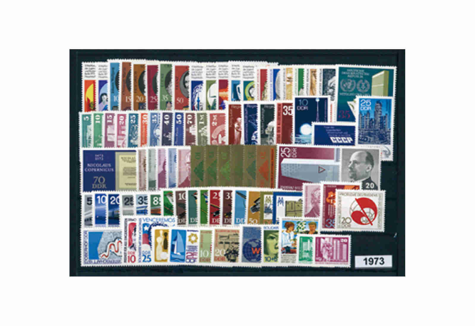DDR Briefmarken Jahrgang 1973 postfrisch