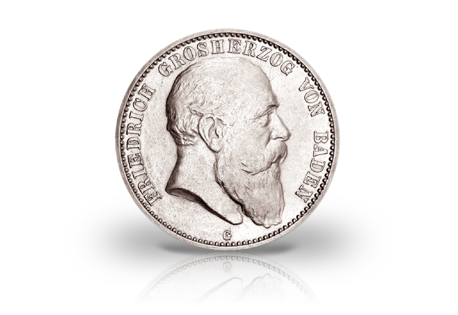 5 Mark 1902-1907 Deutsches Kaiserreich Baden Großherzog Friedrich I. Jaeger-Nr. 33