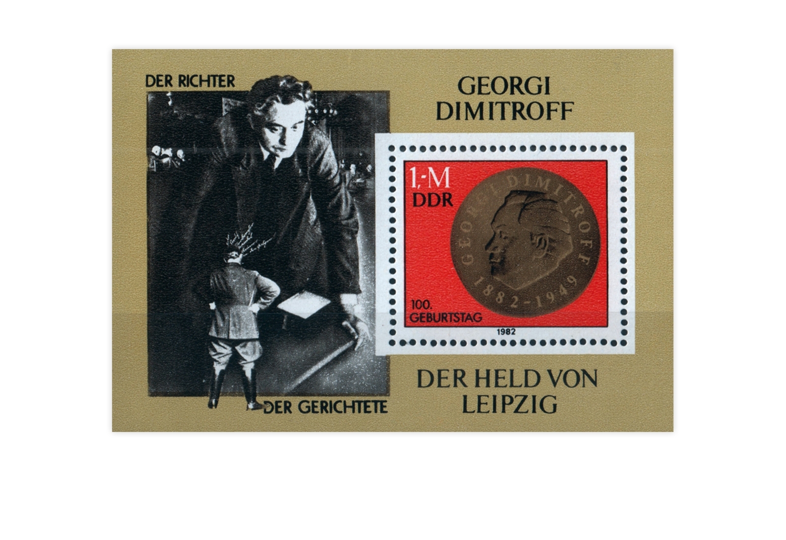 DDR Block 68 100. Geburtstag Dimitrow 1982 postfrisch