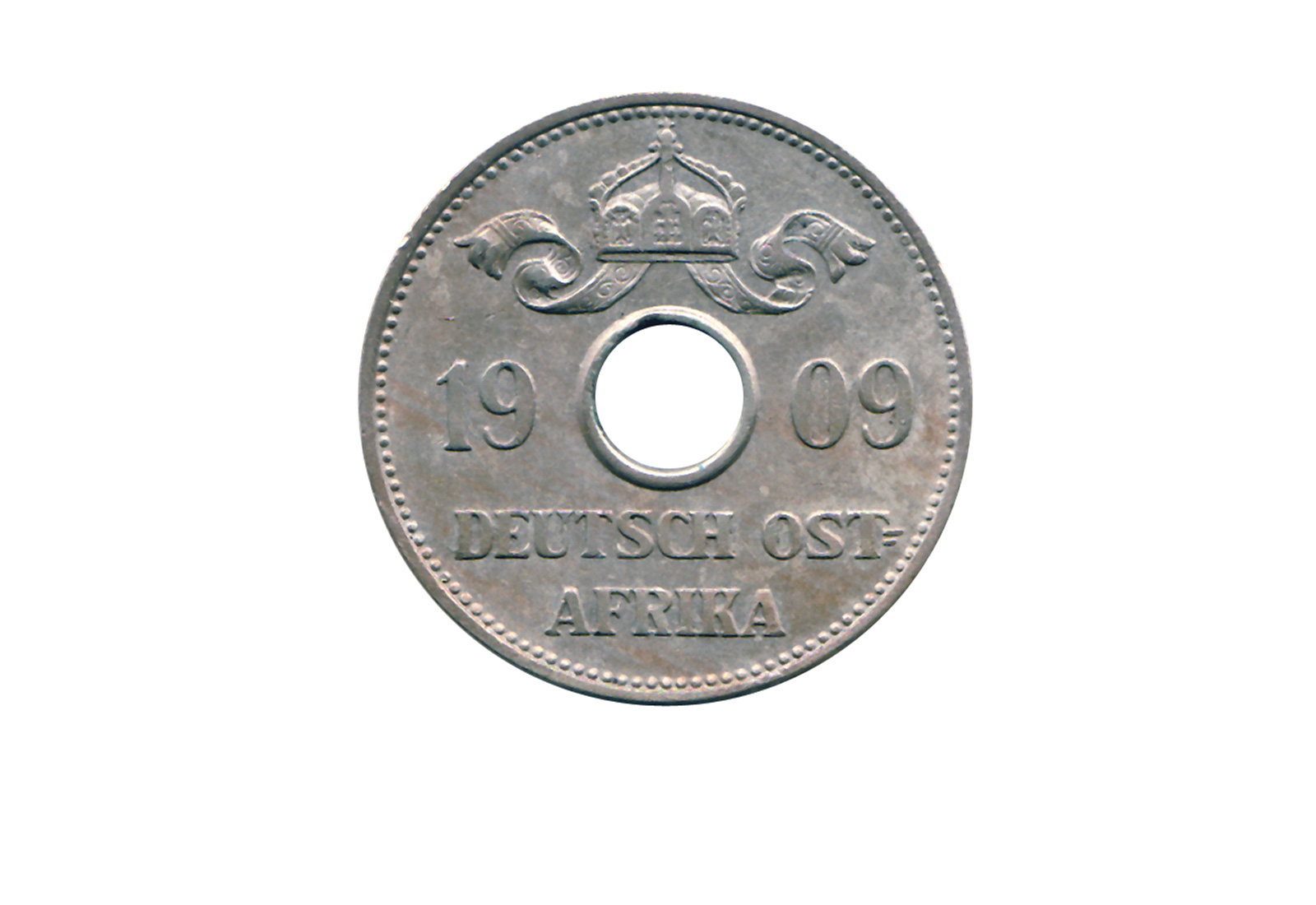 10 Heller 1908 - 1914 Deutsch - Ostafrika Jaeger-Nr. 719
