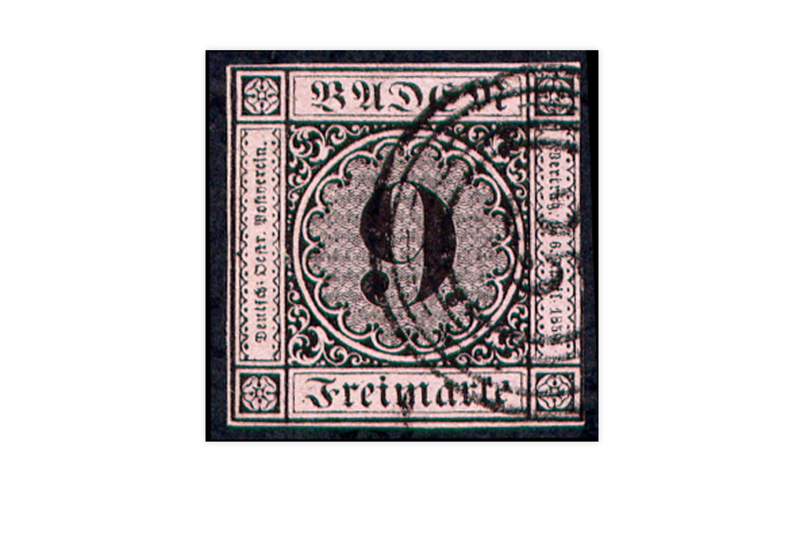 Briefmarke Altdeutschland Baden Freimarke 1851 Michel-Nr. 4 a gestempelt 
 