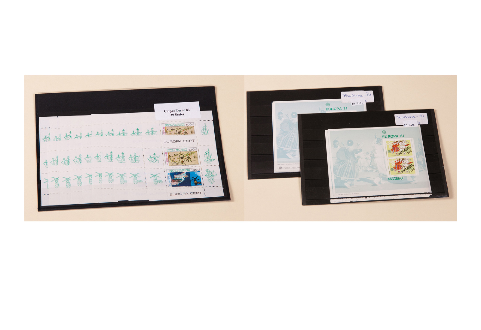 Briefmarken CEPT 10 verschiedene Blocks postfrisch per 20 Stück