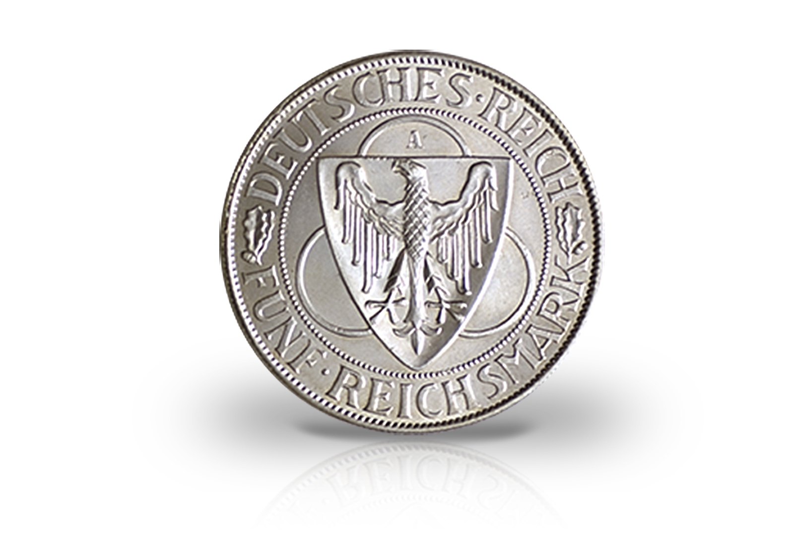 5 Reichsmark 1930 Weimarer Republik Rheinlandräumung Jaeger-Nr. 346