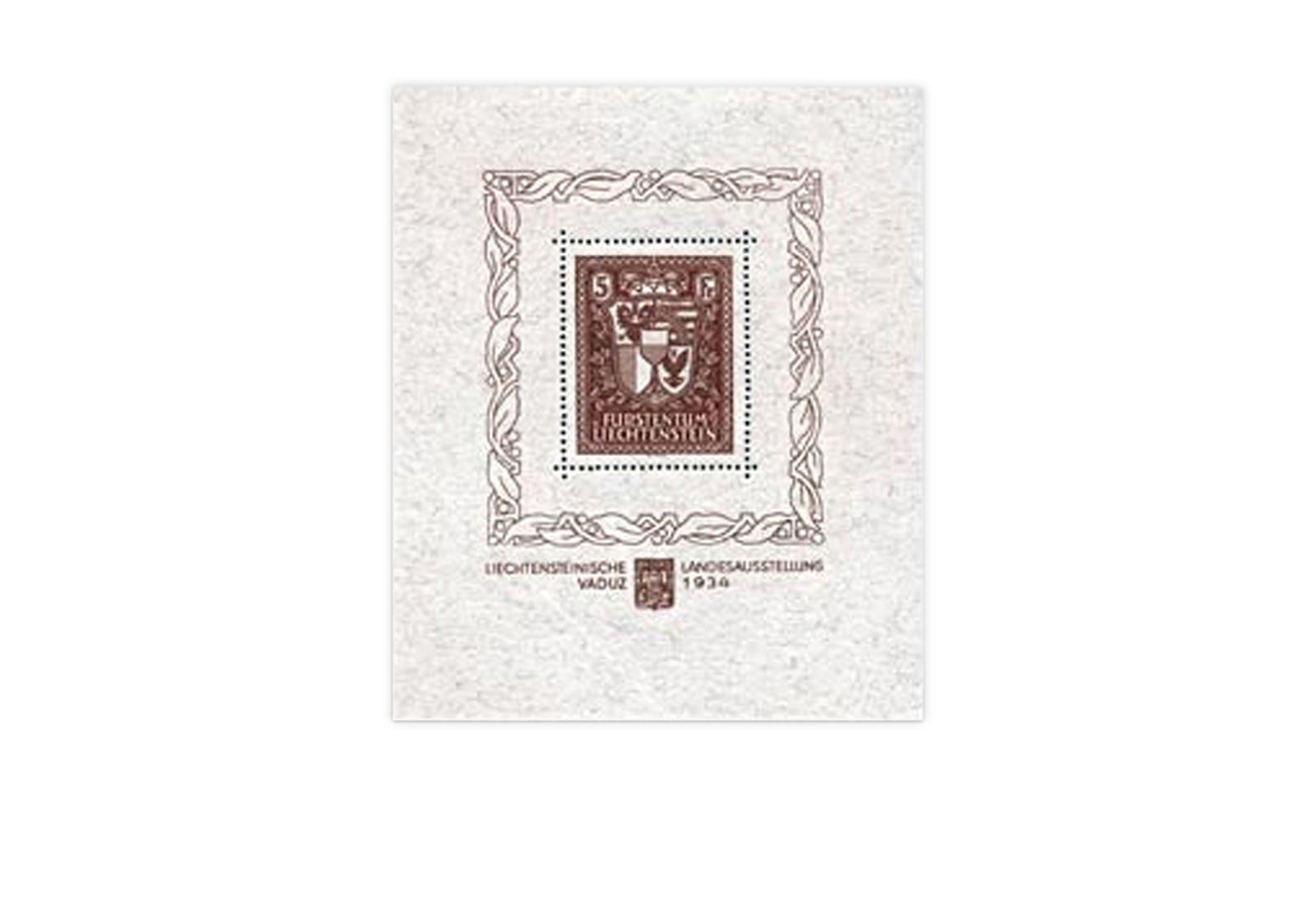 Liechtenstein Block 1 Falz