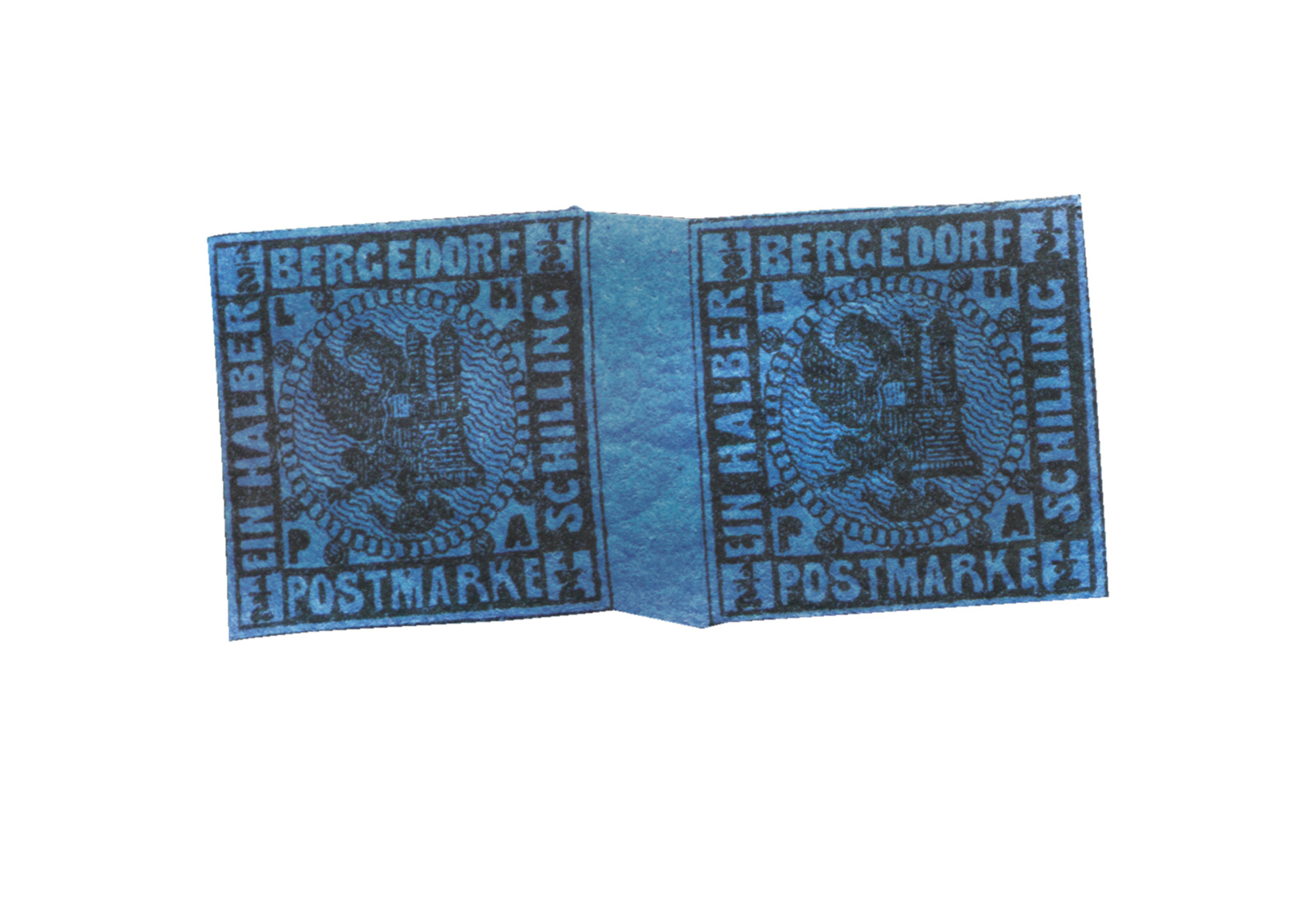 Briefmarke Altdeutschland Bergedorf Freimarke 1867 Michel-Nr. 1 b ZW postfrisch