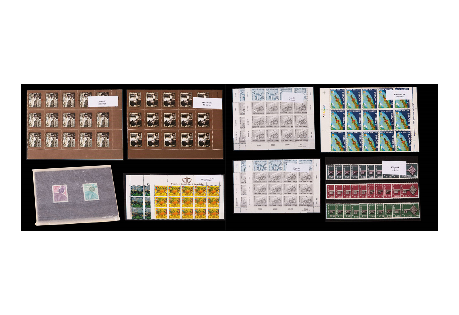 Briefmarken CEPT Blocks und 1000 Ausgaben aus 1961-1992 postfrisch