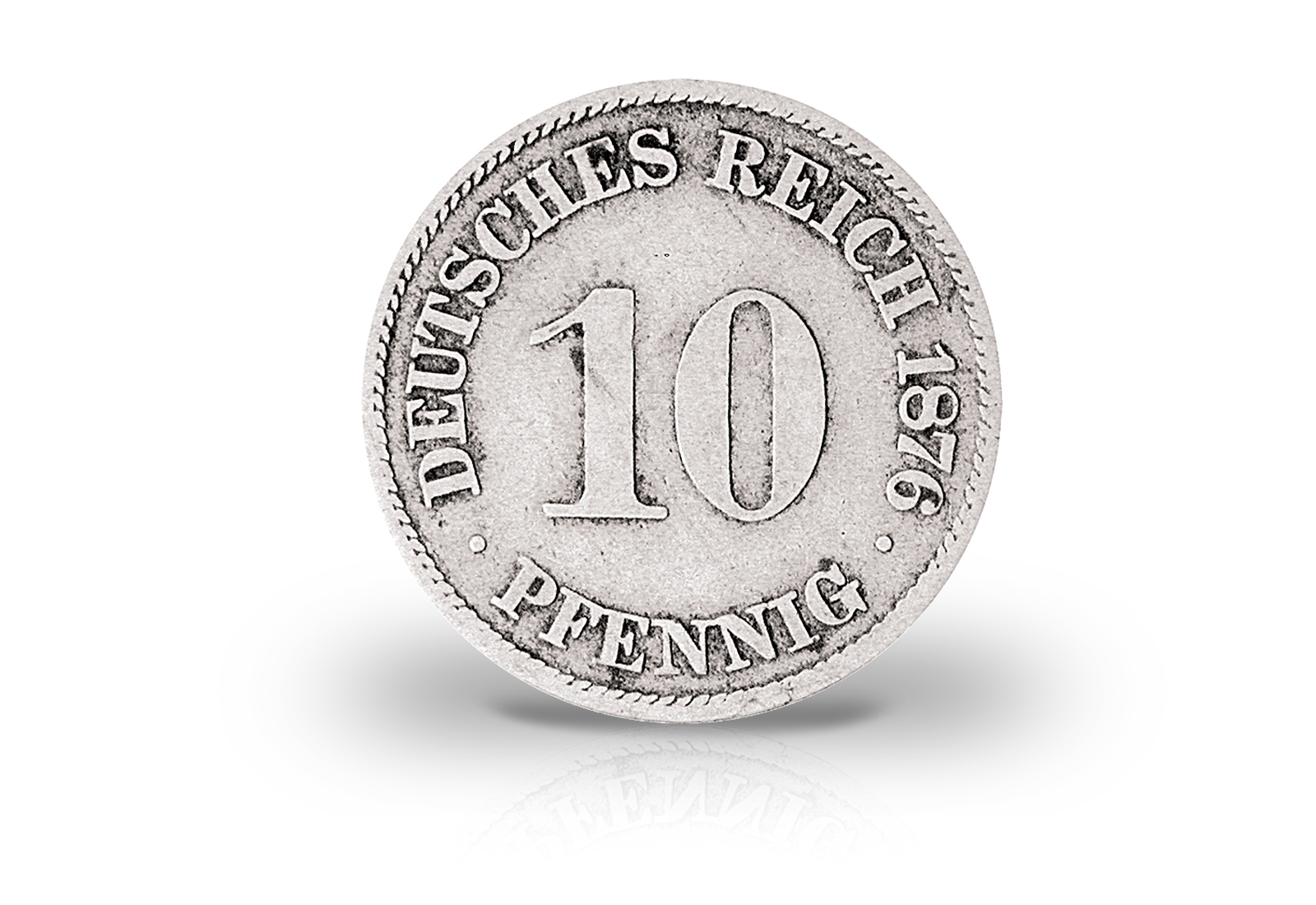 Kaiserreich Umlaufmünze 10 Reichspfennig 1873-1916