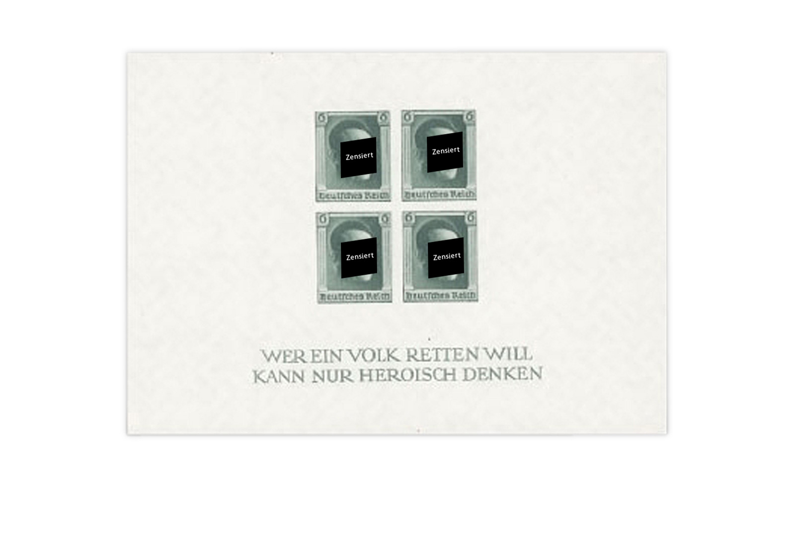 Deutsches Reich Block 9 mit Falz