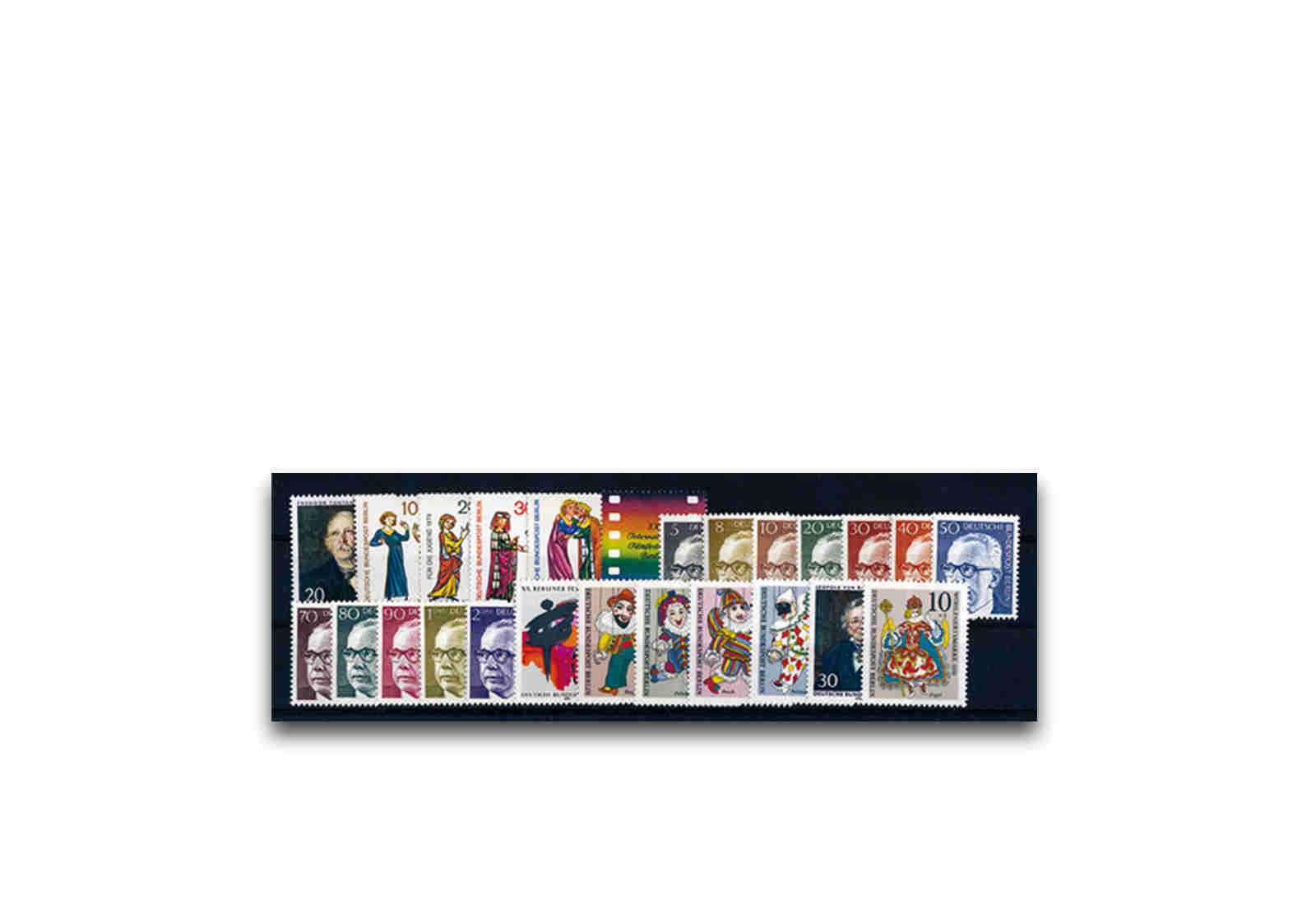 Briefmarken Berlin Jahrgang 1970 Michel-Nr. 353-379 postfrisch