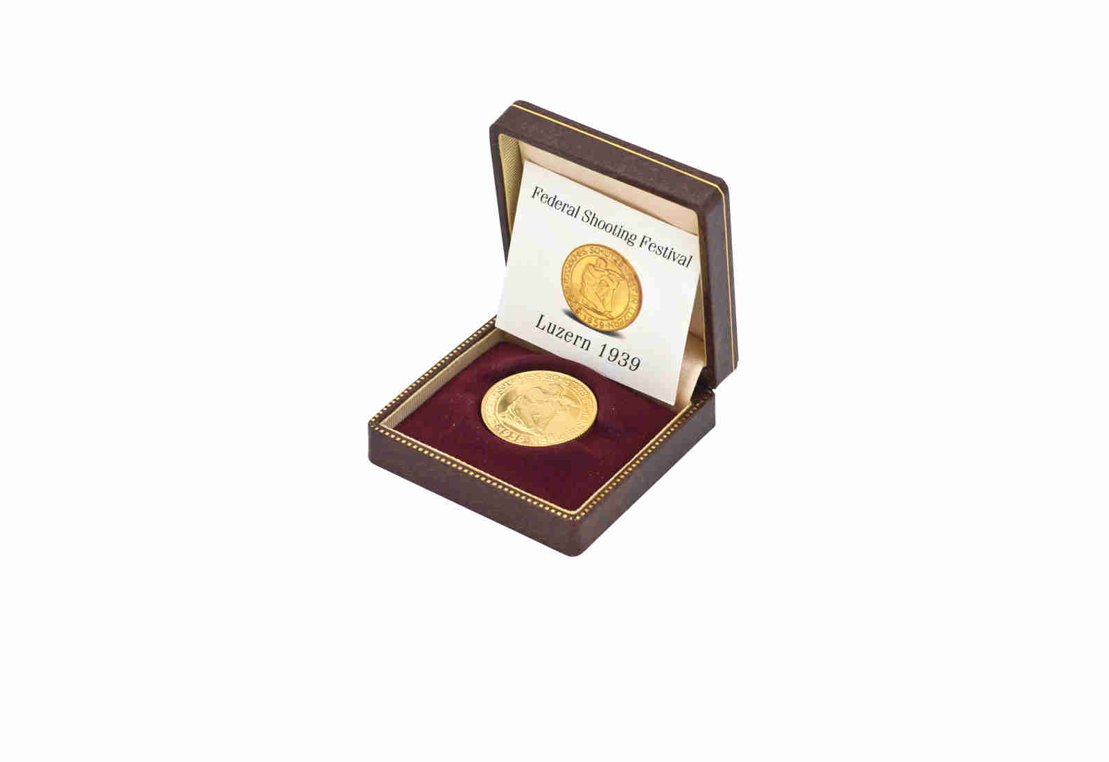 100 Franken Goldmünze 1939 Schweiz Schützenfesttaler