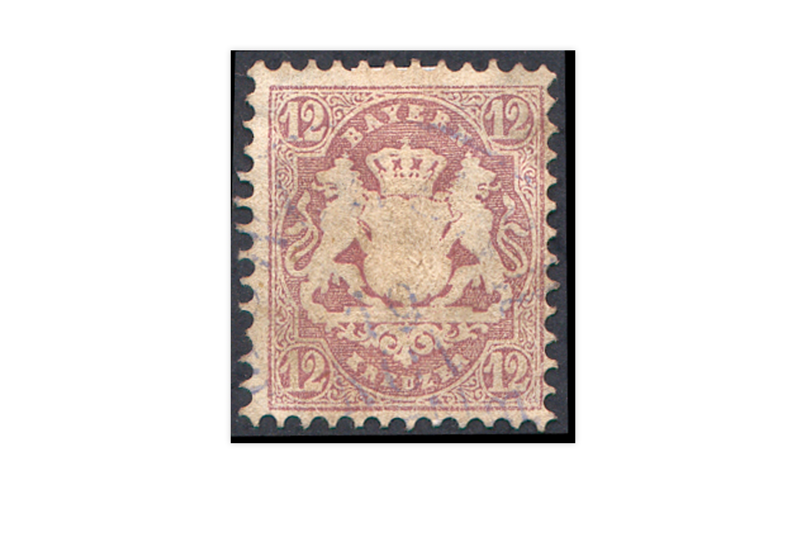 Briefmarke Altdeutschland Bayern Freimarke 1870 Michel-Nr. 26 gestempelt geprüft