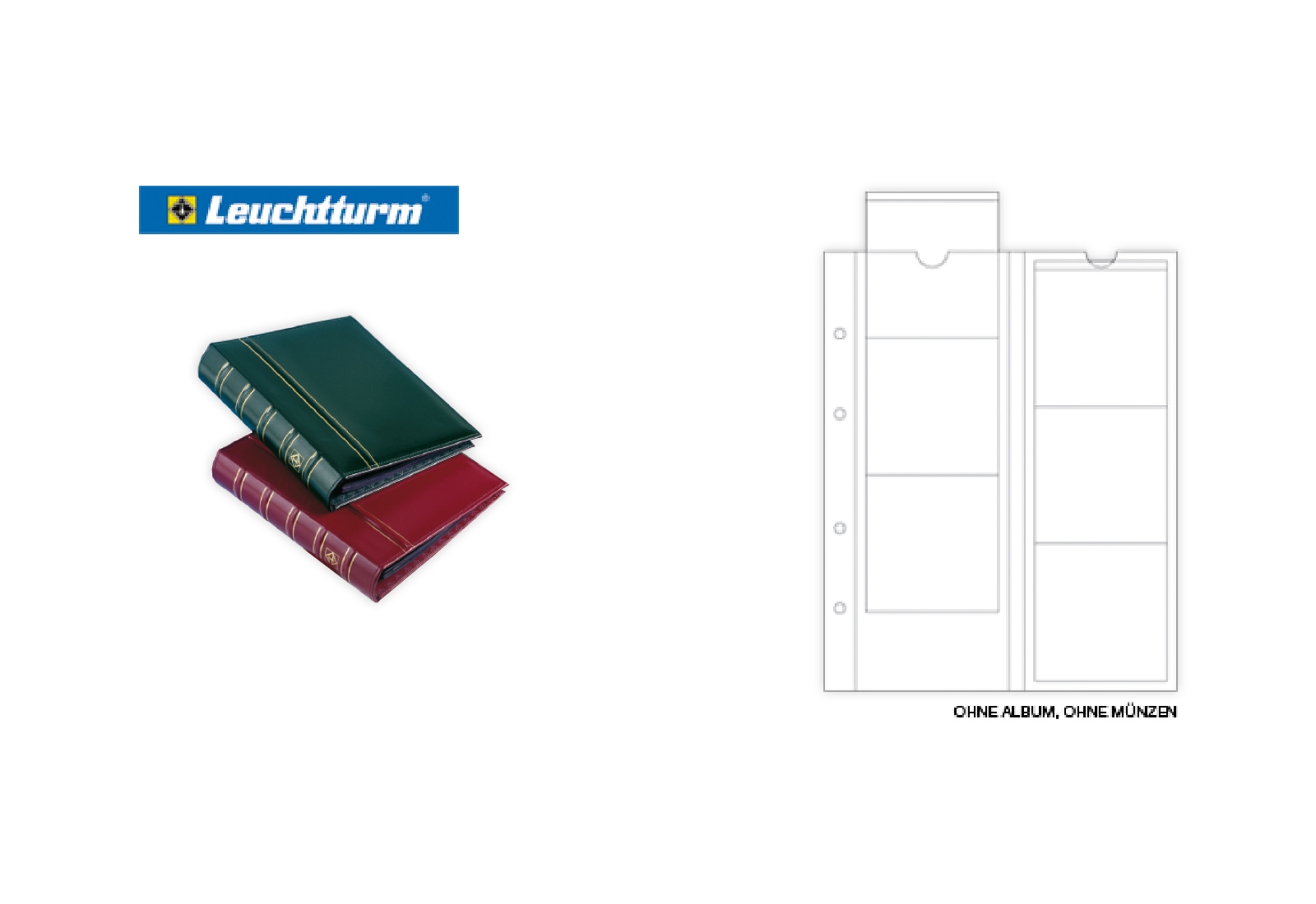Folientaschen für Münzen bis ø 20 mm