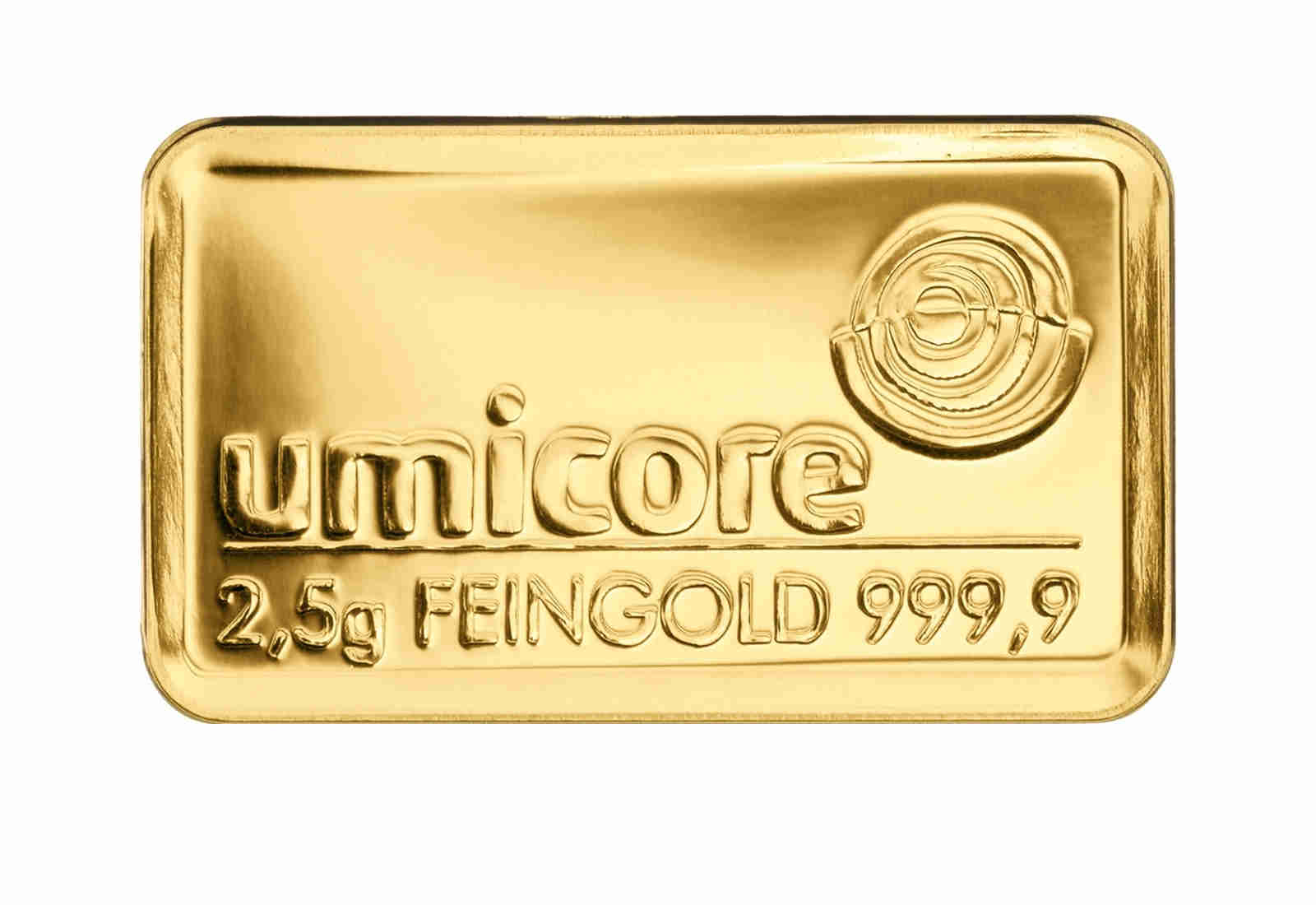 Goldbarren 2,5 g Motiv unserer Wahl