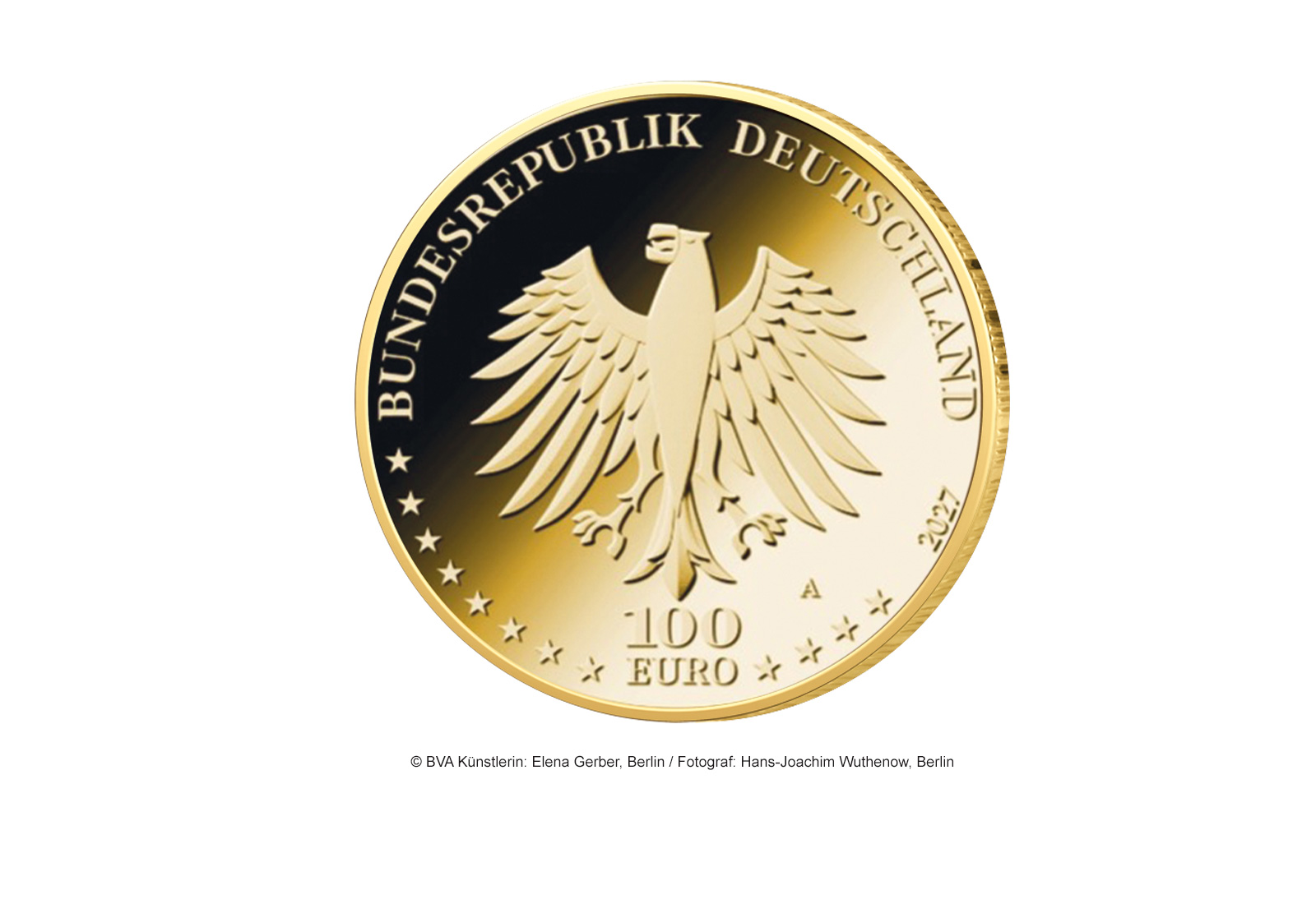 100 Euro Goldmünze 2027 Deutschland - Dies Buch gehört dem König