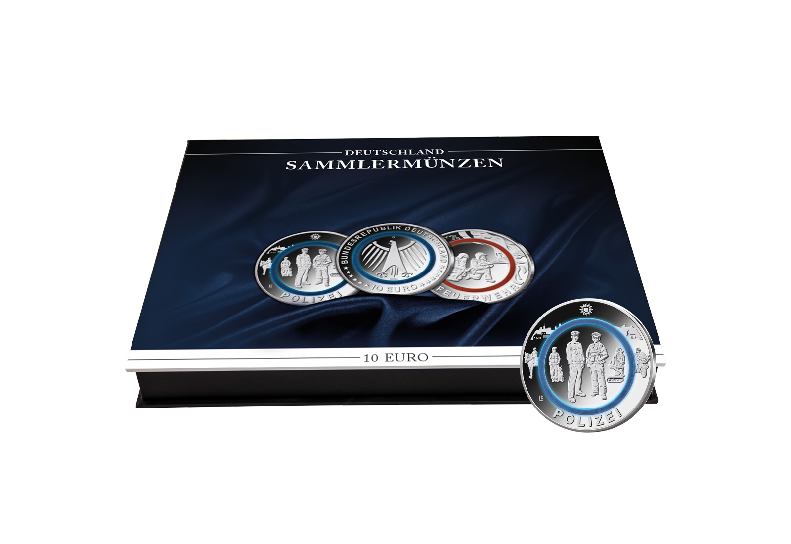 Münzkassette für 10 Euro Gedenkmünzen BRD