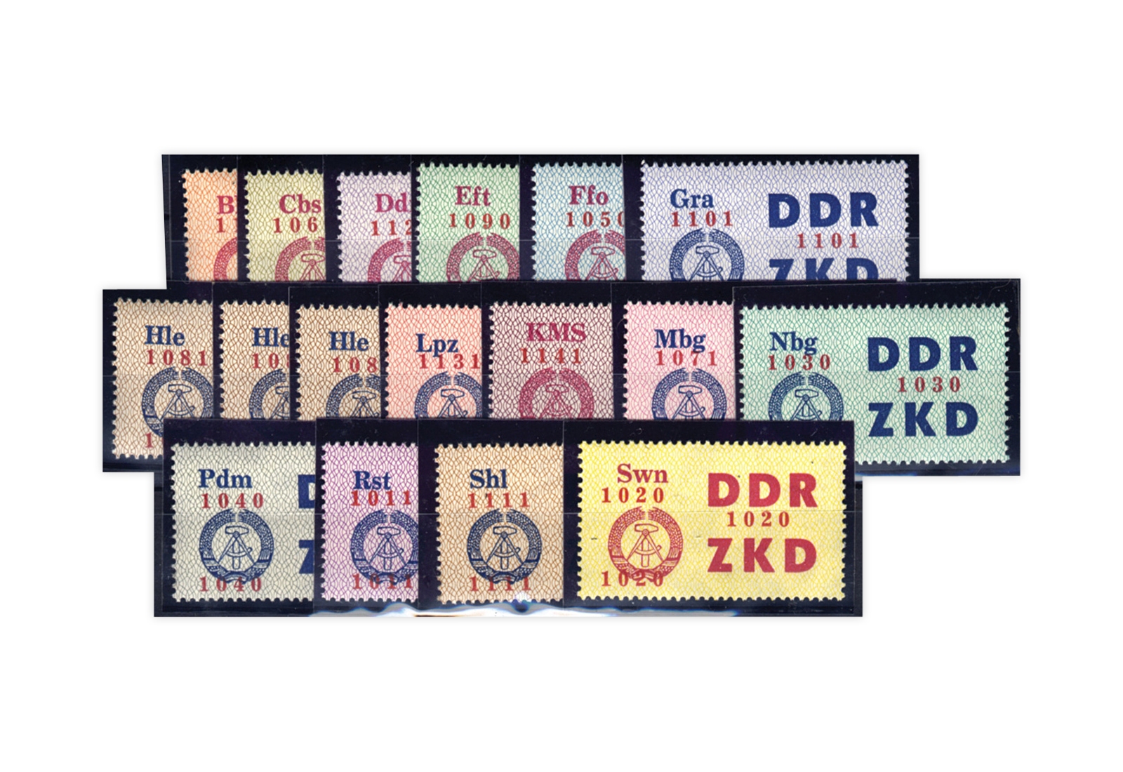 DDR Laufkontrollzettel 1964 Dienst C 16/30 postfrisch