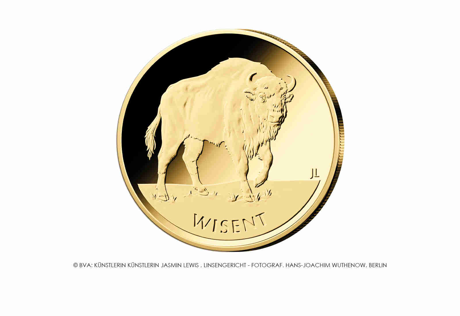 20 Euro 2026 Deutschland Goldmünze Wisent Prägestätte unserer Wahl