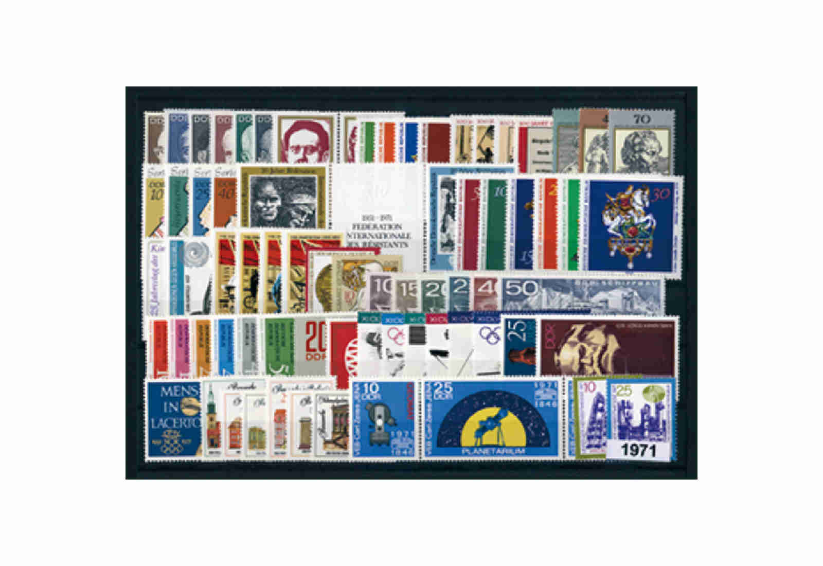 DDR Jahrgang 1971 postfrisch