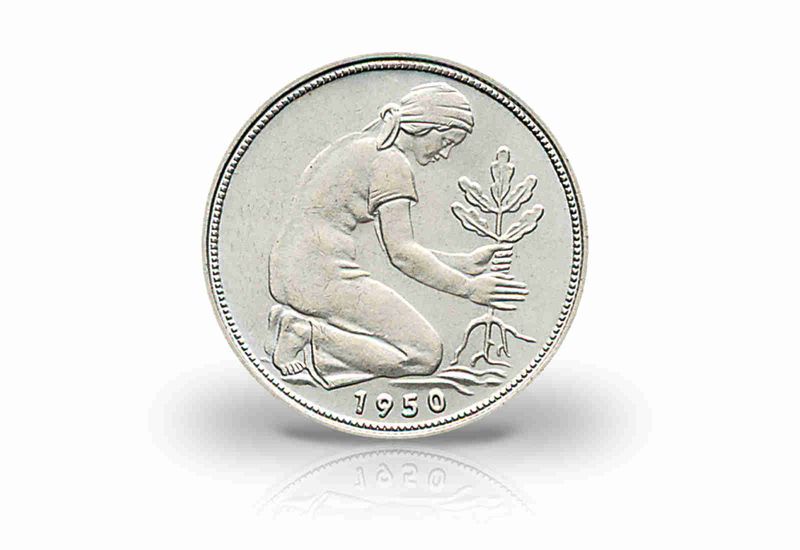 50 Pfennig 1966 BRD Prägestätte G Jaeger-Nr. 384