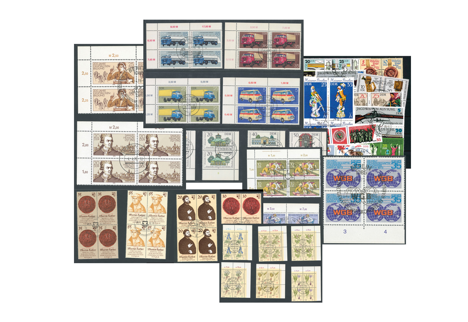 Briefmarken Forschungskiste DDR
