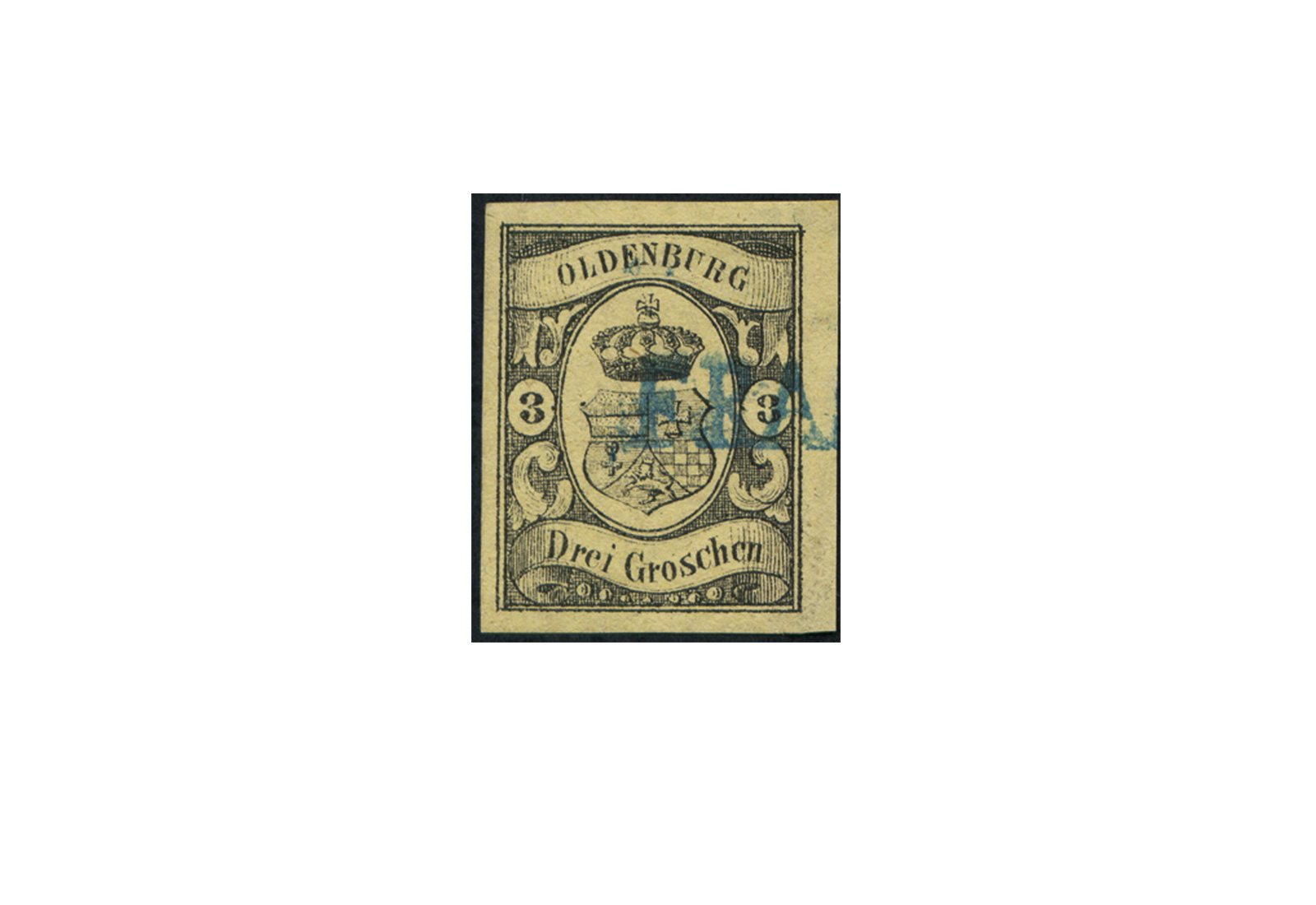 Briefmarke Altdeutschland Oldenburg Freimarke 1859-1861 Michel-Nr. 8 gestempelt