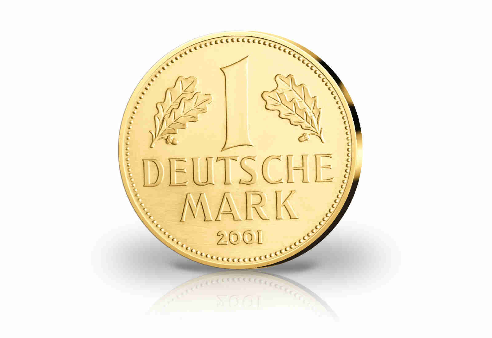 1 Mark BRD 2001 1/10 oz Gold Neuprägung