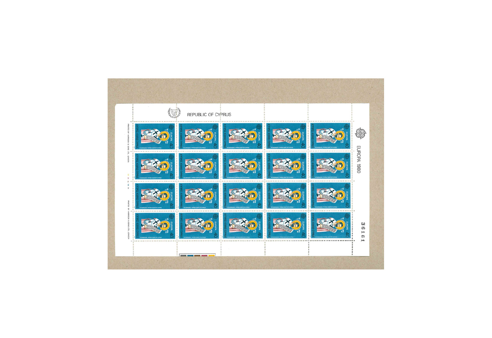 Briefmarken Zypern CEPT 1980 Michel-Nr. 520/521 postfrisch per 200 Stück