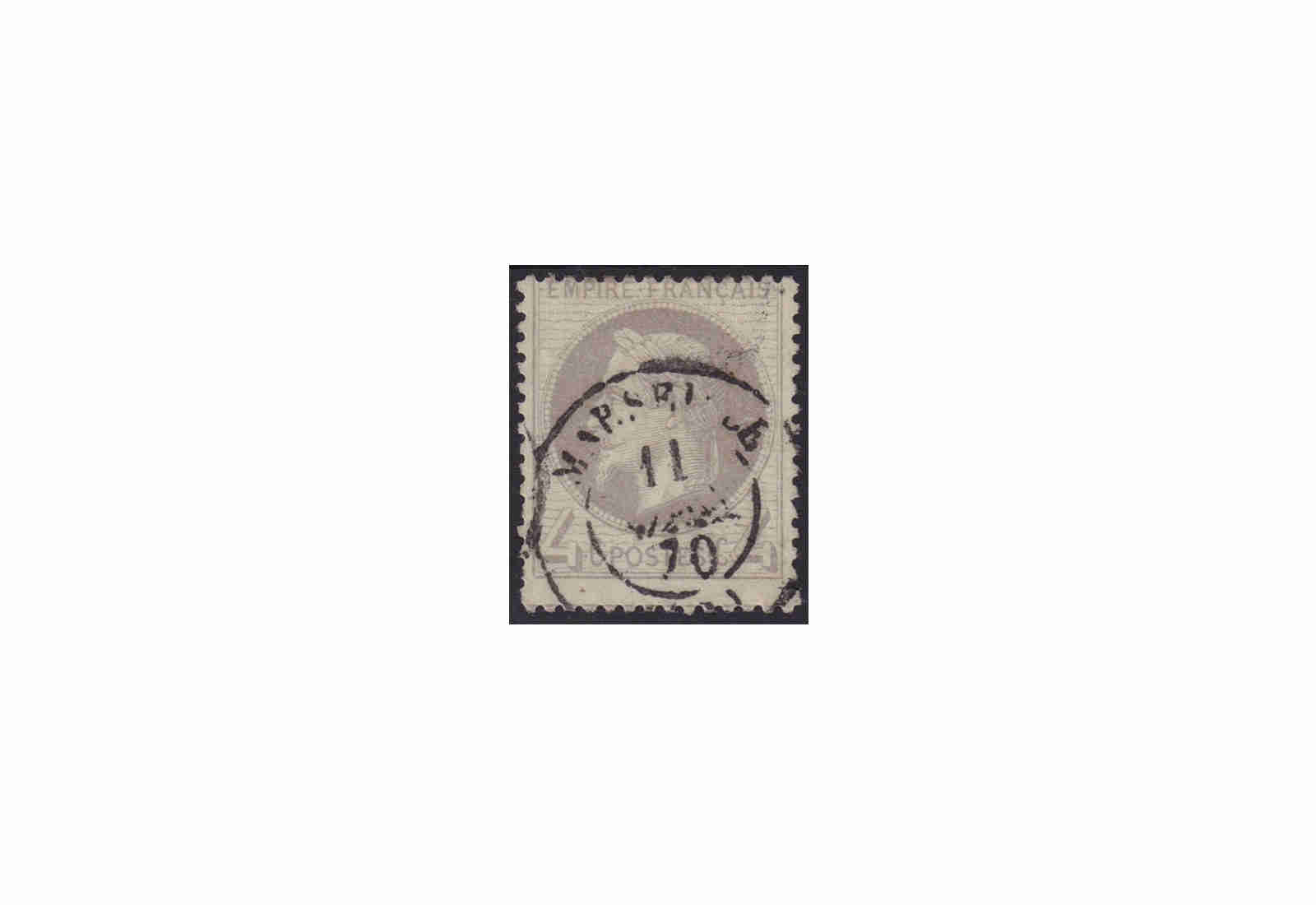 Briefmarke Frankreich Kaiserreich 1853 bis 1869 Michel-Nr. 26 b gestempelt