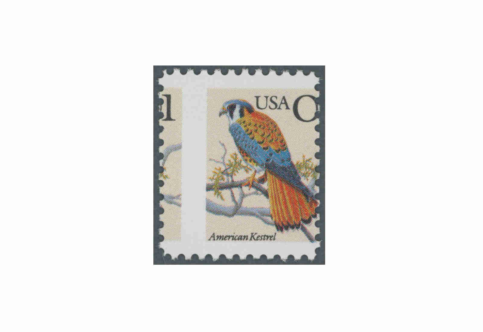 Briefmarke USA Buntfalke 1989 Michel-Nr. 2149 postfrisch