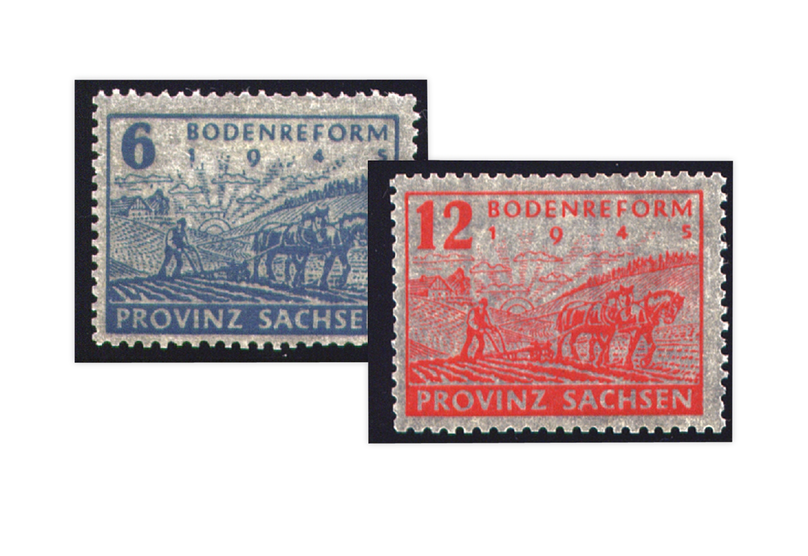 SBZ Michel-Nr. 90/91 gestempelt