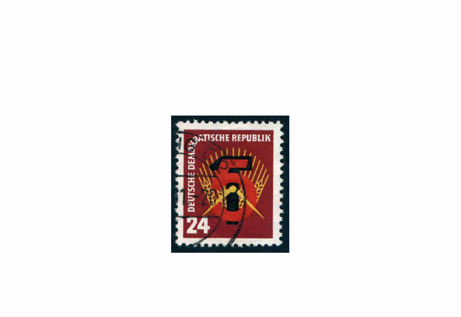 Briefmarke DDR Erster Fünfjahrplan 1951 Michel-Nr. 293 gestempelt