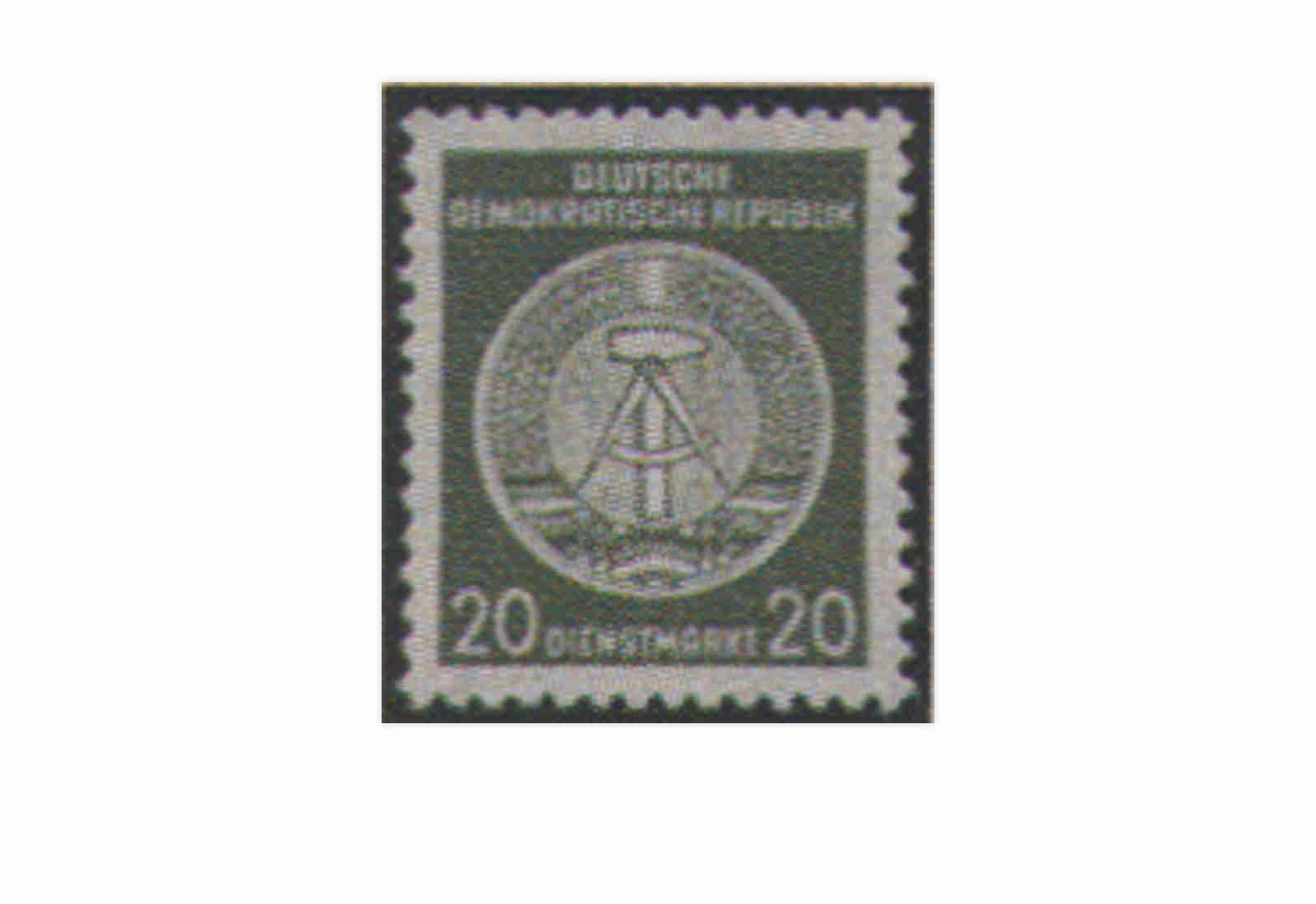 DDR Dienstmarken 1954 Dienst A 22 x postfrisch geprüft
