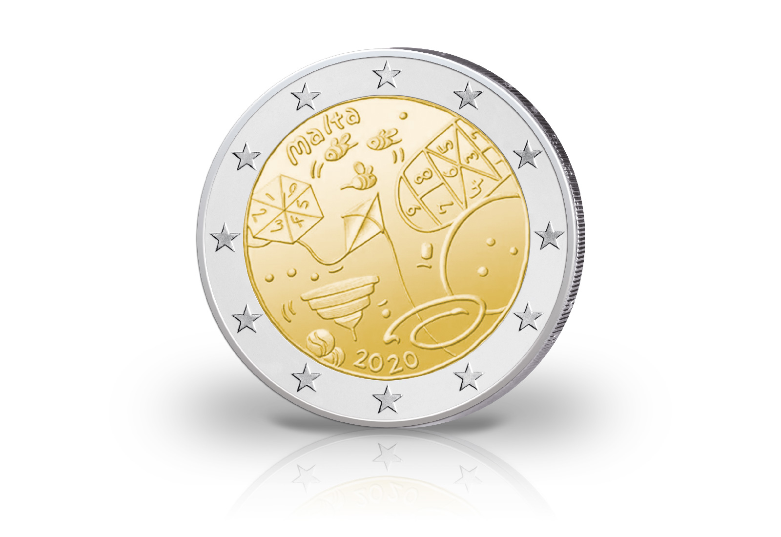 2 Euro 2020 Malta Von Kindern mit Solidarität Spiele