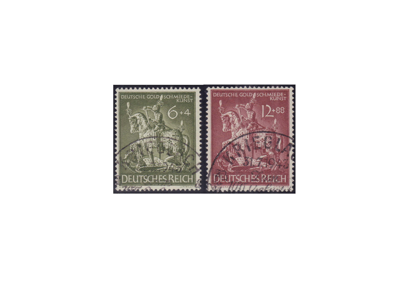 Deutsches Reich Mi.Nr. 860-861 gestempelt