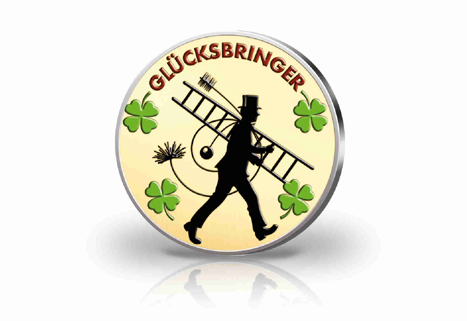 Glücksbringer mit Farbmotiv