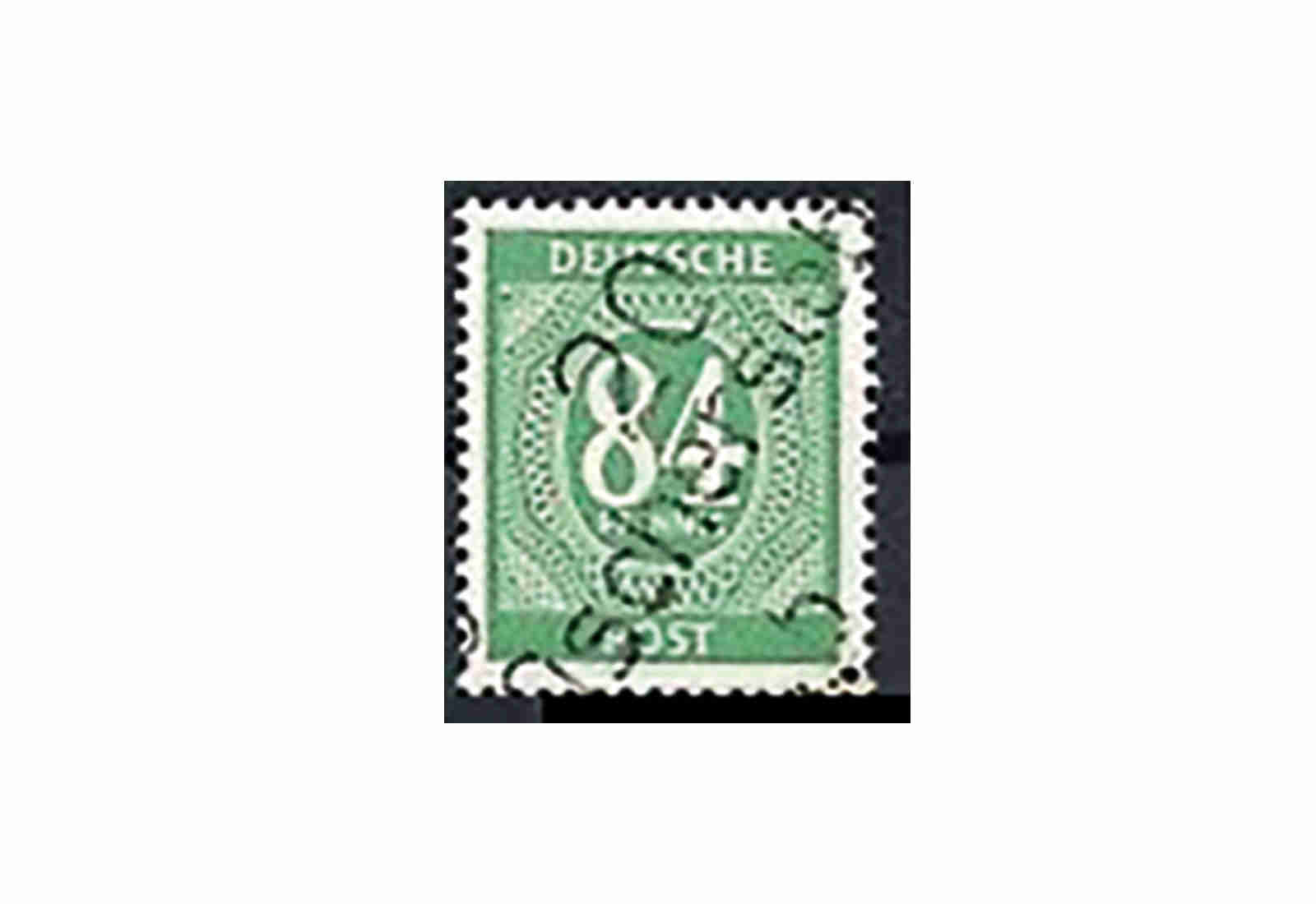 SBZ Bezirkshandstempel Ziffernausgabe Michel Nr. I a postfrisch