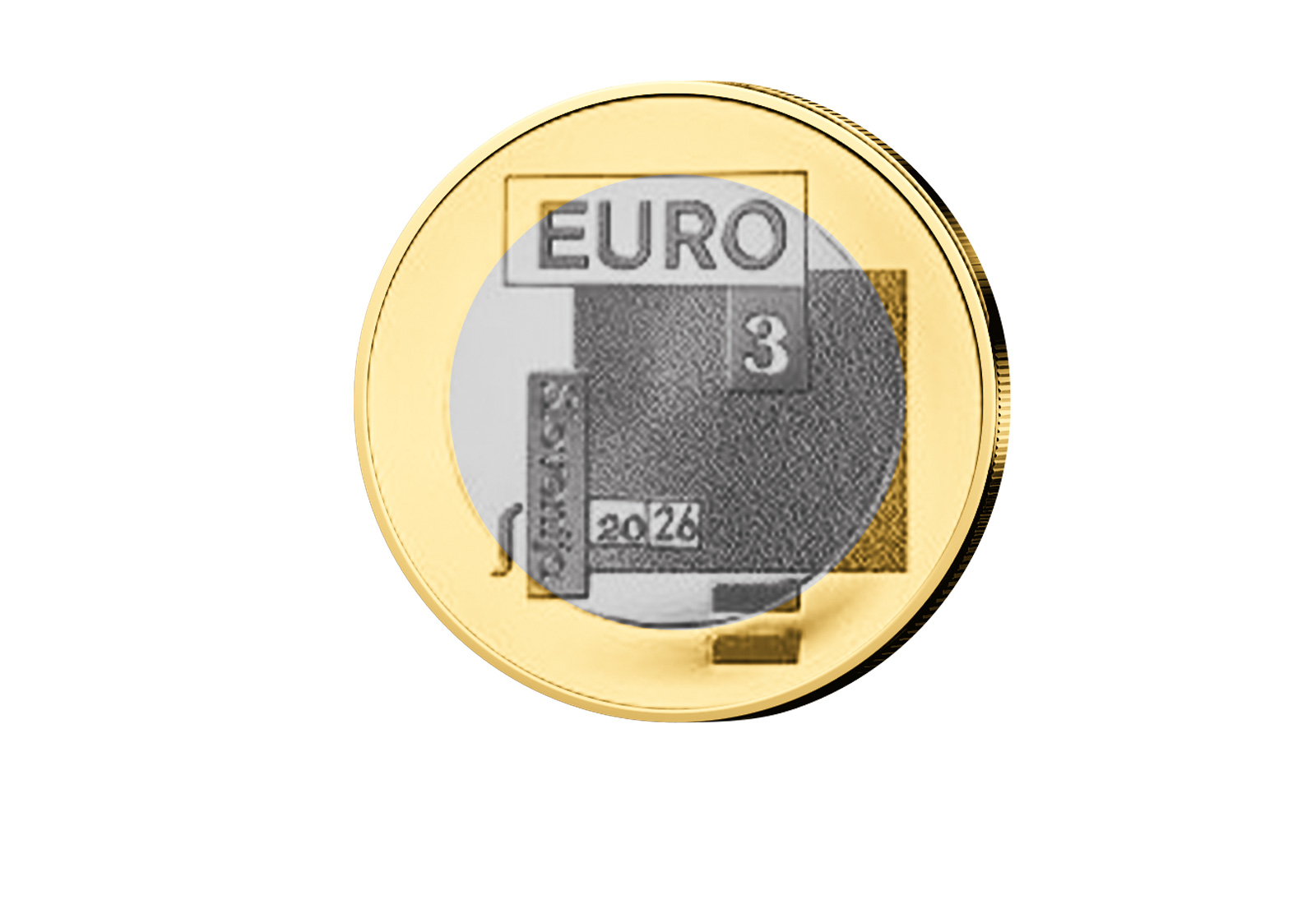 3 Euro 2026 Slowenien Jahr des Dichters Srecko Kosovel
