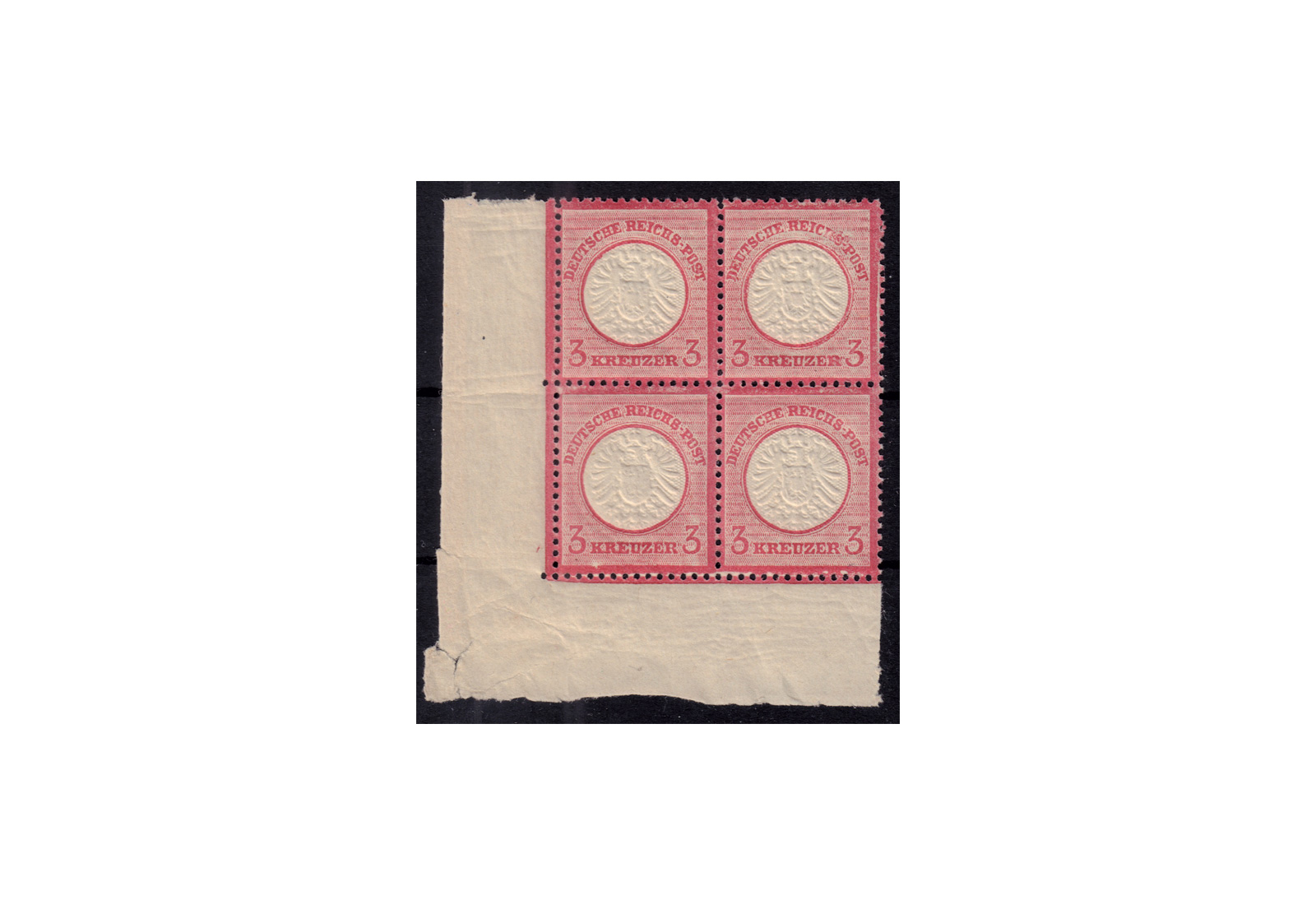 Deutsches Reich Freimarken 1872: Brustschild Michel Nr. 25 VIIIa + VIIIb postfrisch VB mit Plattenfehler