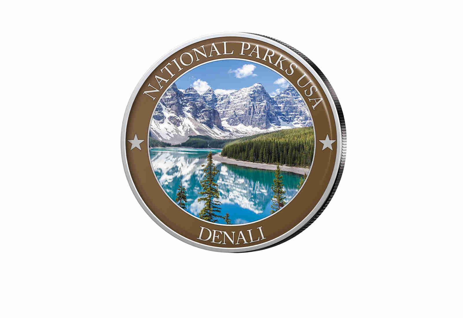 1/2 Dollar USA Denali Serie National Parks USA mit Farbapplikation