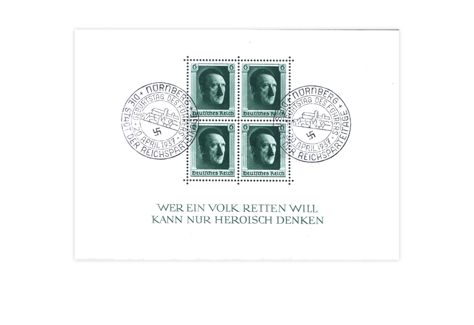 Deutsches Reich Block 7 gestempelt