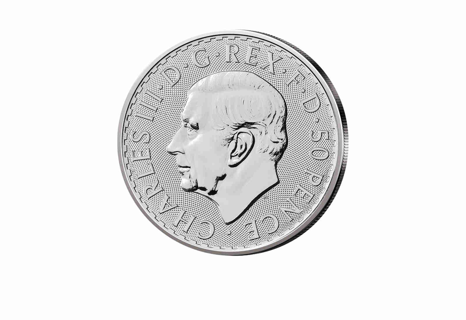 Britannia 1/4 oz 2025 Silbermünze 50 Pence Großbritannien