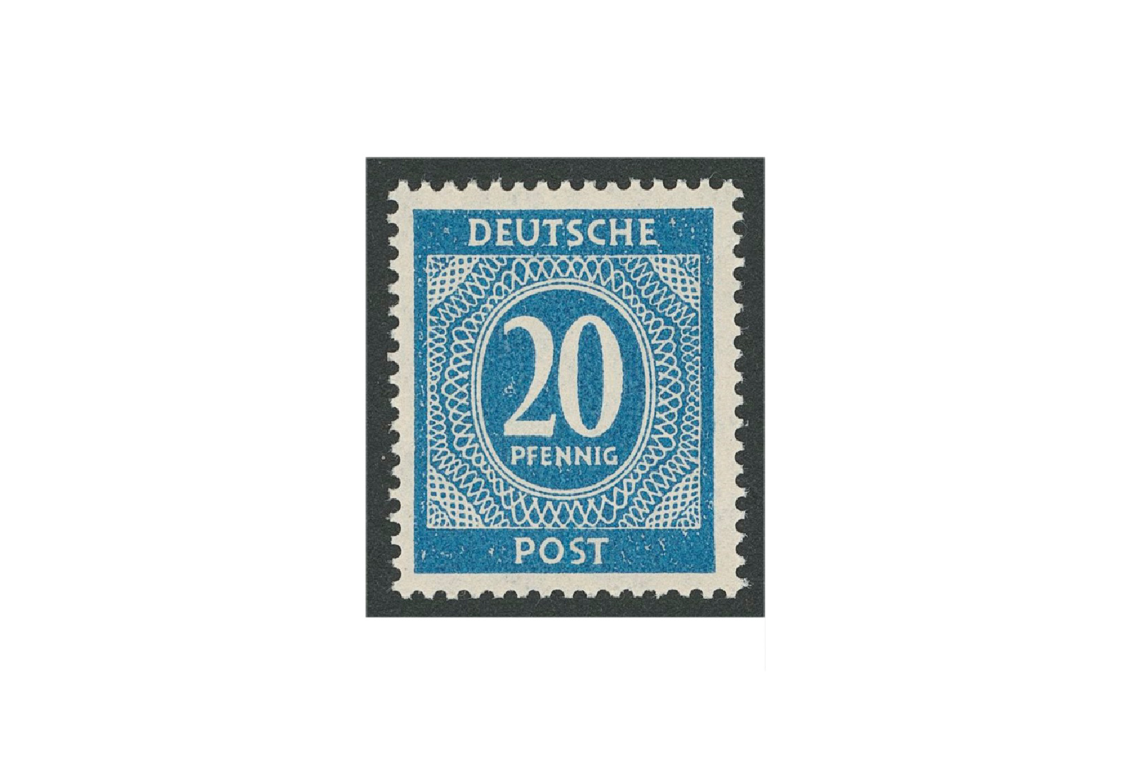 Briefmarke Alliierte Besetzung Kontrollrat I 1946 Michel-Nr. 924 b postfrisch