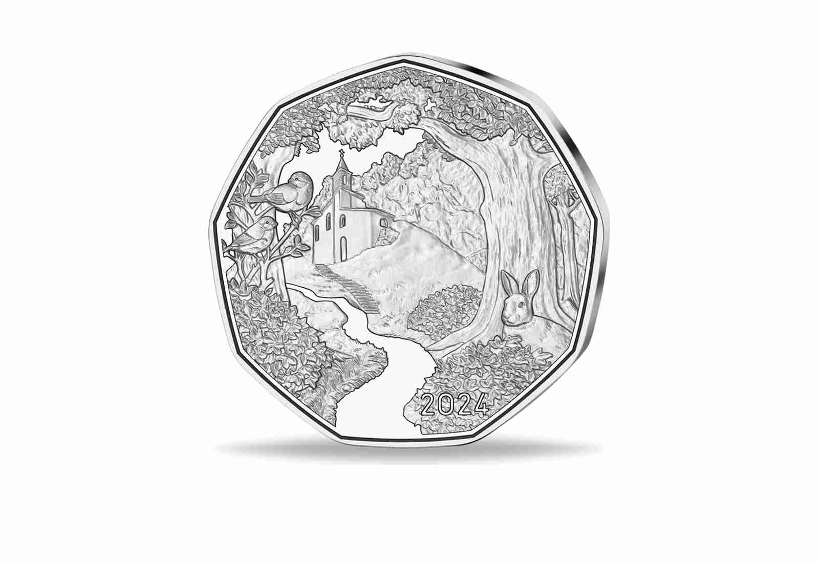 5 Euro Silber 2024 Österreich Auf dem Weg hgh