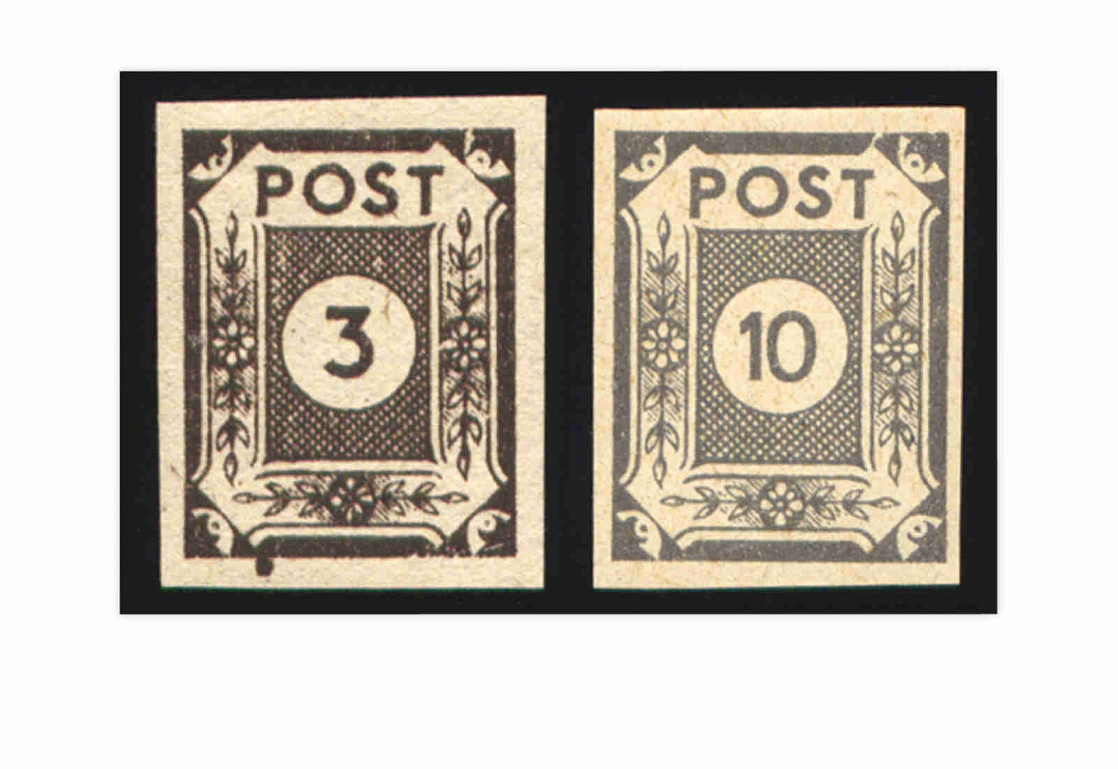 Briefmarken SBZ Mi.Nr. 51y/52y gestempelt geprüft