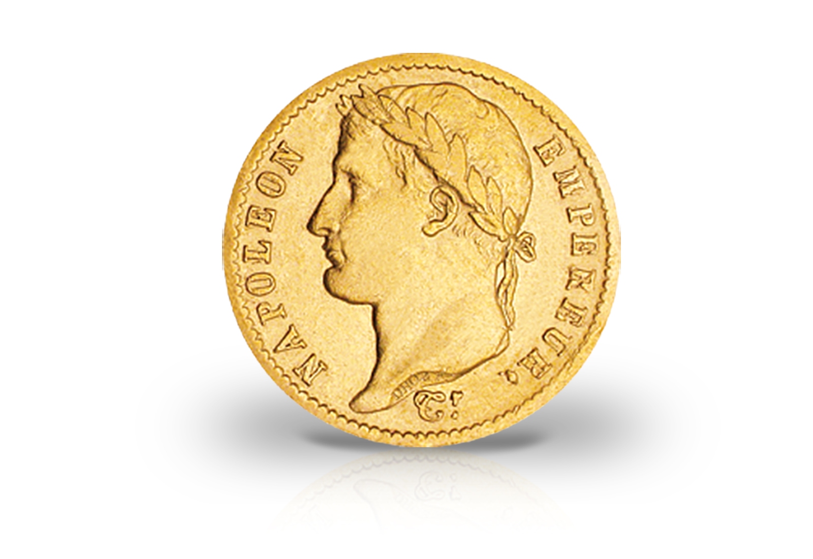 20 Francs Goldmünze 1809-1813 Frankreich Napoleon I. mit Kranz